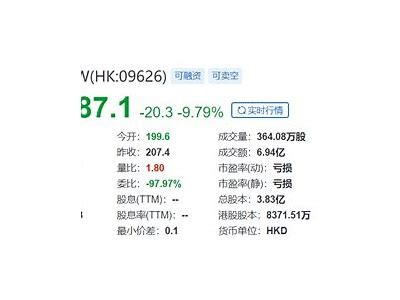哔哩哔哩股价大跌5.00%，盘中异动引发关注！